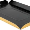 Plateau plié double face or et noir 42 x 28 cm (x 25) Meilleur du Chef