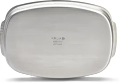 Plat à four inox spécial four ménager 42 x 28 cm De Buyer