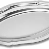 Plat Pompadour inox 30 x 19 cm