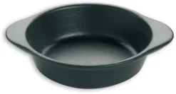 Plat rond creux fonte noire Ø 22 cm Le Chasseur
