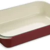 Plat à rôtir fonte rouge 40 x 25 cm Le Chasseur