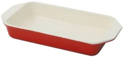 Plat à rôtir rectangulaire fonte émaillée 27,5 x 14cm Le Chasseur
