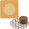 Pochoirs en silicone Naturae (x 2) motif feuilles 16 x 16 cm Silikomart