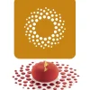 Pochoirs en silicone Naturae (x 2) motif galaxie 16 x 16 cm Silikomart