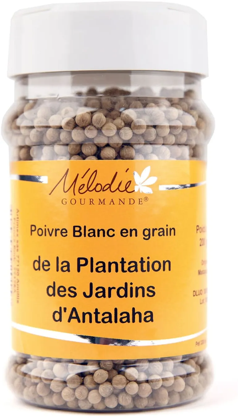 Poivre blanc Antalaha 200 g Mélodie Gourmande