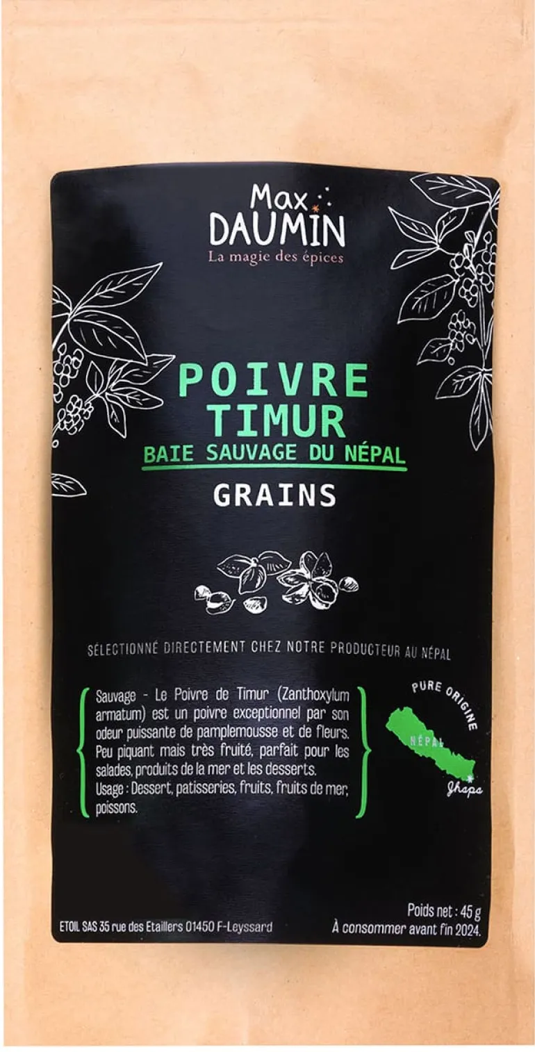 Poivre de Timut 45 g Max Daumin