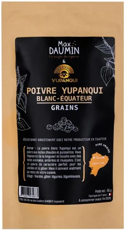 Poivre de Yupanqui blanc 55 g Max Daumin