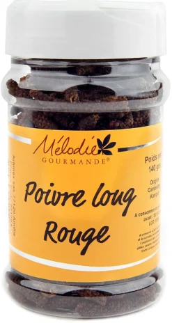 Poivre long rouge de Kampot 140 g Mélodie Gourmande