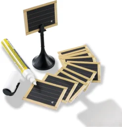 Porte-étiquette noir 9 cm
