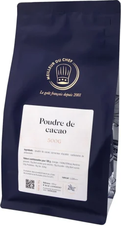 Poudre de cacao non sucrée 100% 500 g Valrhona