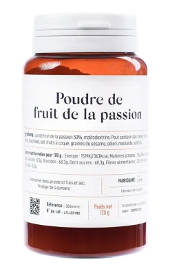 Poudre de fruit fruit de la passion 120 g Sosa