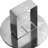 Poussoir rond en inox Ø 5,8 cm Gobel