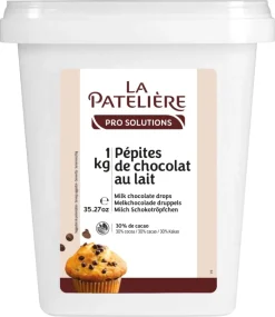 Pépites de chocolat lait 30% 1 kg La Patelière