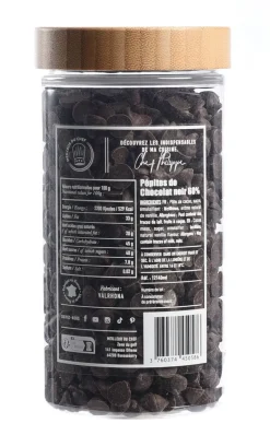 Pépites de chocolat noir 60% Sélection Chef Philippe 350 g Valrhona