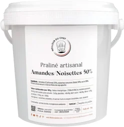Praliné artisanal amandes/noisettes 50% 1 kg Comptoir du Praliné