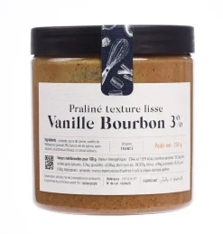 Praliné vanille Bourbon 3% texture lisse 250 g Meilleur du Chef