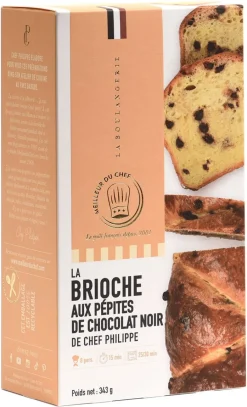 Préparation pour brioche aux pépites de chocolat de Chef Philippe 343 g Meilleur du Chef