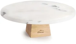 Présentoir Naturale bois et marbre Ø 20 cm Lacor