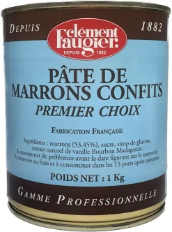 Pâte de marrons confits vanillés Premier choix 1 kg Clément Faugier