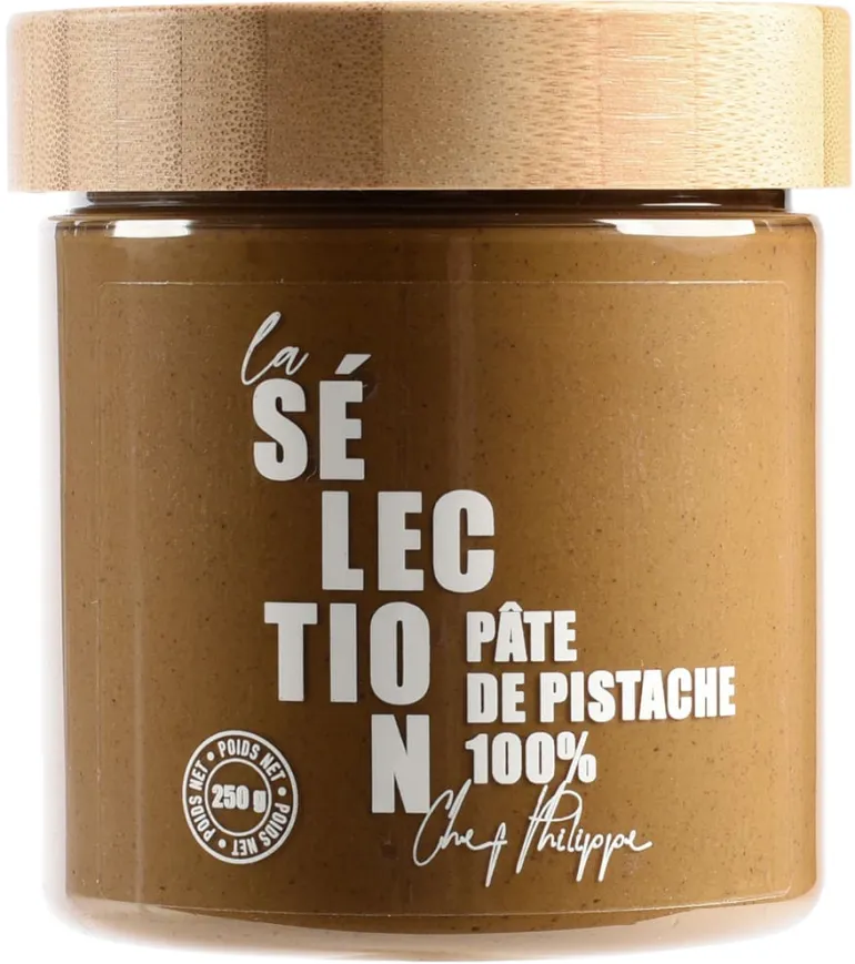 Pâte de pistache 100% sans sucre ajouté ni colorants 250 g Comptoir du Praliné