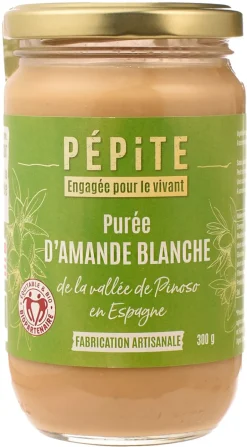 Purée d'amande Bio 100% 300 g Pépite