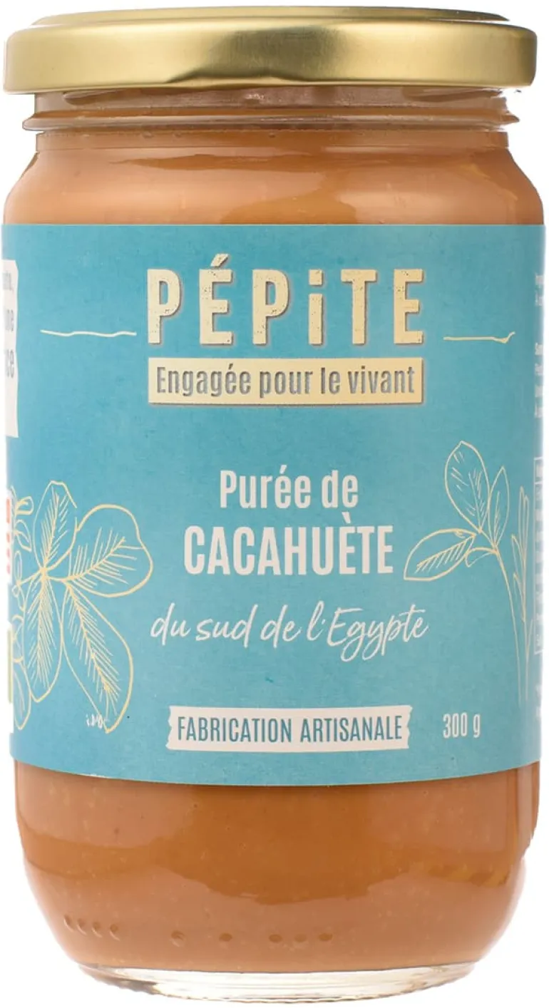 Purée de cacahuete Bio 100% 300 g Pépite