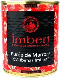 Purée de marrons Fabriquée à Aubenas 875 g Imbert