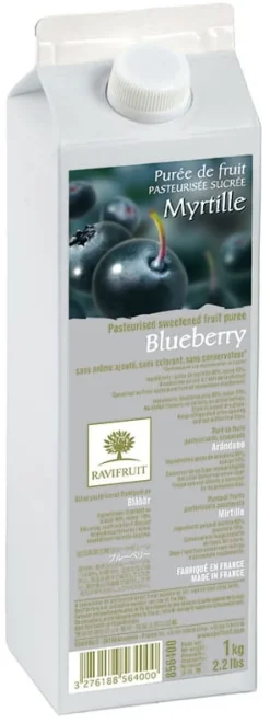 Purée de myrtille 1 kg Ravifruit