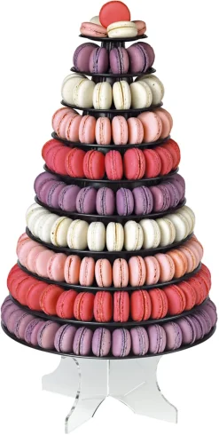 Pyramide à macarons noire Mallard Ferrière
