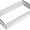 Rectangle inox 20 x 10 x ht 4,5 cm Gobel
