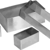 Rectangle inox 11 x 3,5 x ht 3 cm Mallard Ferrière