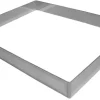Rectangle inox 57,5 x 37,5 x ht 4,5 cm Mallard Ferrière