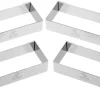 Rectangle à tartelette (x 4) Mozaïk Finger 12 x 4 x ht 2 cm Matfer
