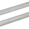 Rectangle à tarte perforé inox ht 3,5 cm 28 x 10 cm Mallard Ferrière