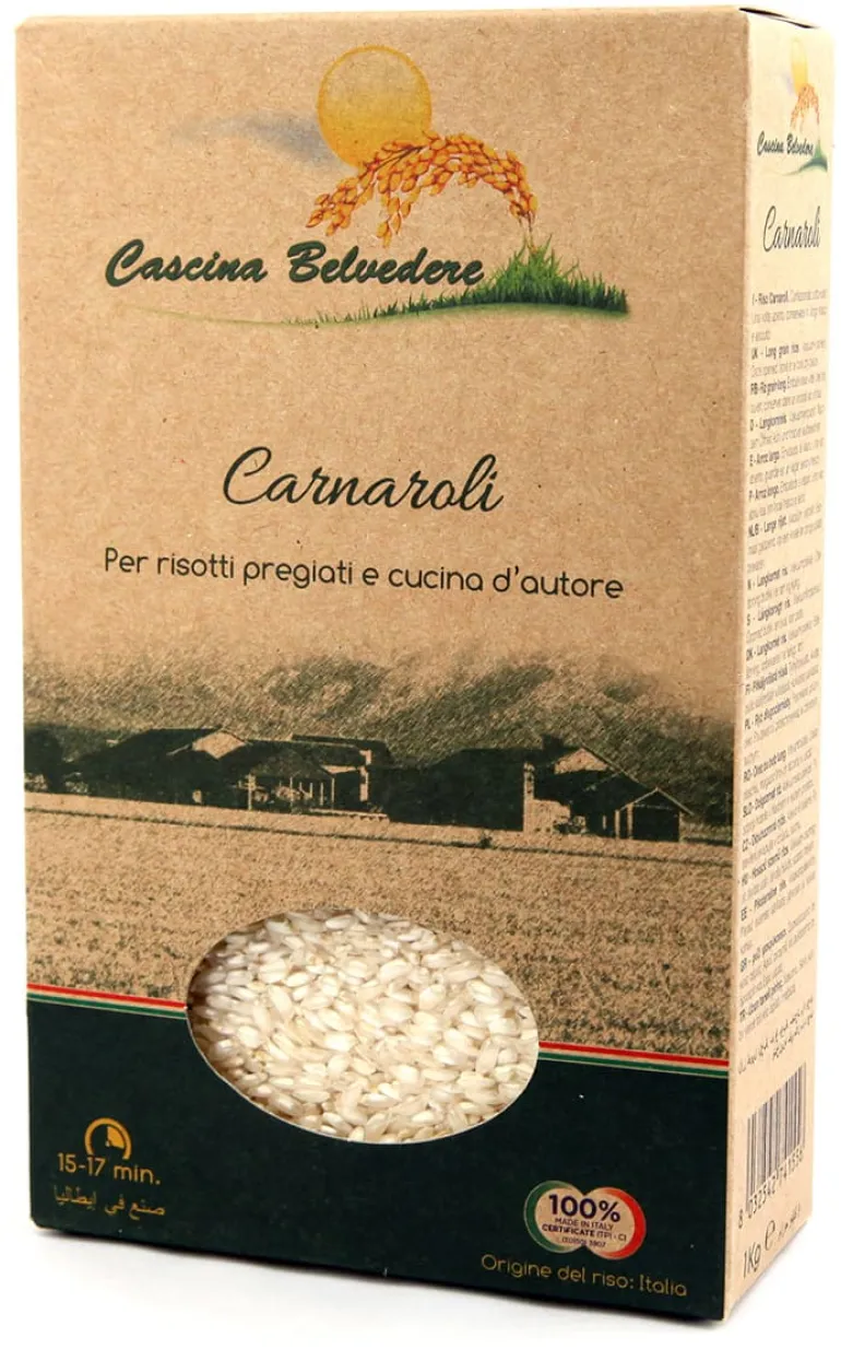 Riz carnaroli Cascina Belvedere 1 kg Belvédère