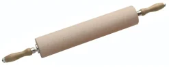 Rouleau à pâtisserie en hêtre poignées sur roulement 68 cm
