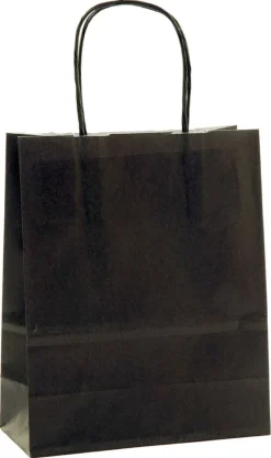 Sac cabas kraft (x 50) coloris noir