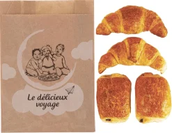 Sac à croissants kraft (x 1000) N°101 1 croissant