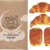 Sac à croissants kraft (x 1000) N°106 6 croissants