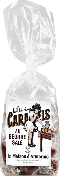 Sachet caramels bretons beurre salé 200 g La Maison d'Armorine