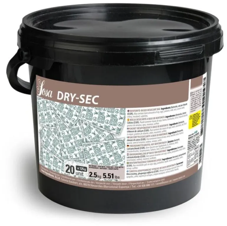 Sachets anti-humidité Dry Sec 20 sachets par pot 2,5 kg Sosa