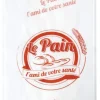 Sac pour pain coupé (x 250) Kraft blanc 40 g 60 x 19 cm