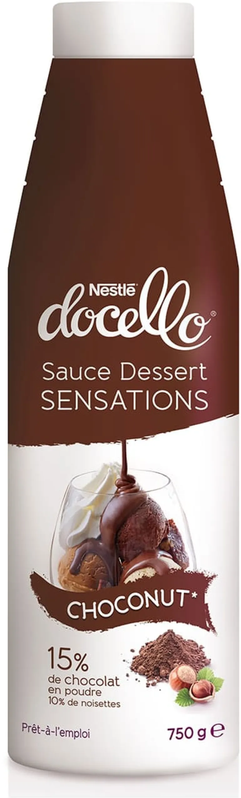 Sauce chocolat noisette Docello 750 g Nestlé