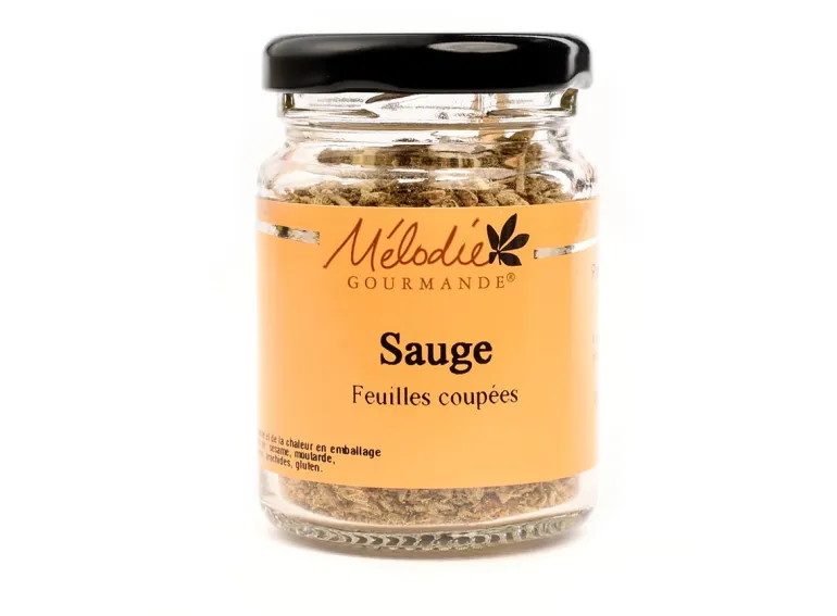 Sauge feuilles coupées 15 g Mélodie Gourmande