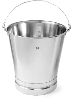 Seau gradué inox fond renforcé 10 litres Hendi