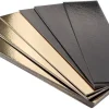 Semelle à bûche or & noir bords droits 29 x 10 cm (x 10) Meilleur du Chef