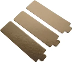 Semelles or (x 200) bords droits pour bandes Pavoflex Pavoni