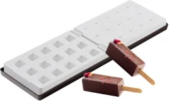 Set de 2 plaques silicone 15 mini cubes 12 x 40 cm Silikomart