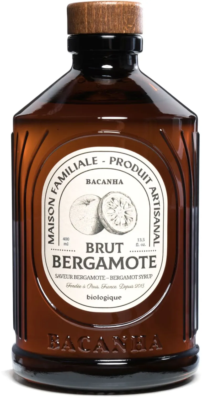 Sirop Bio bergamote 40 cl Bacanha