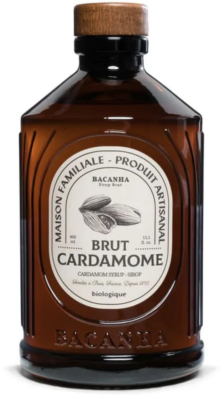 Sirop Bio cardamome 40 cl Bacanha